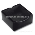 Leather black business cards, desk business cards holder